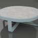 modèle 3D Table basse ronde Ø90 (DEKTON Kreta, Bleu gris) - preview