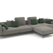 3d model Blokus sofa module (CL 2 B CR) - preview