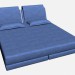 3d model Cama doble HOYOS - vista previa