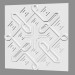 3d model Gypsum wall panel (art. 129) - preview