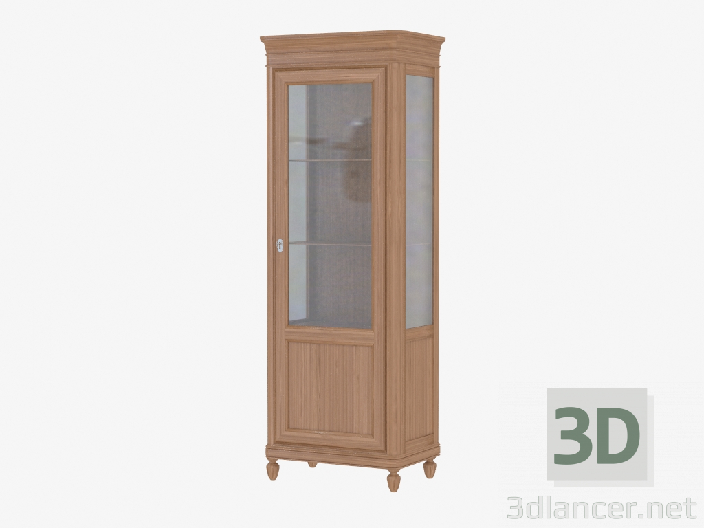 3d model Single-door showcase CO101DX - preview