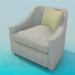 3d model Armchair with cushion - preview