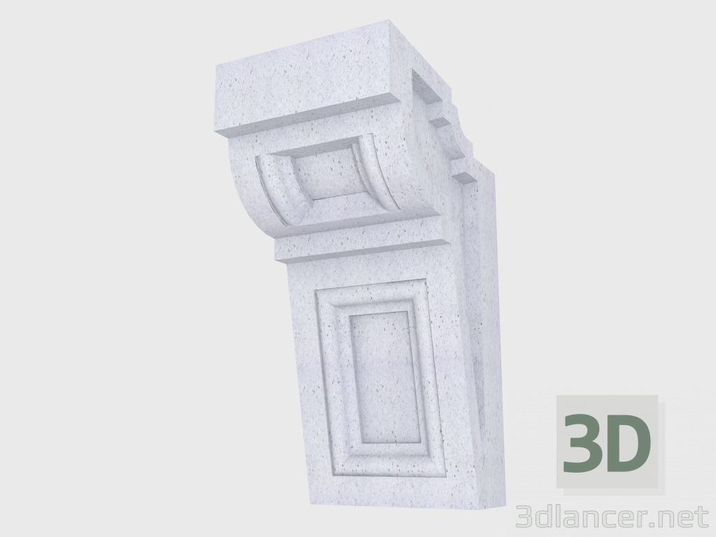 modello 3D Staffa anteriore (FT47F) - anteprima