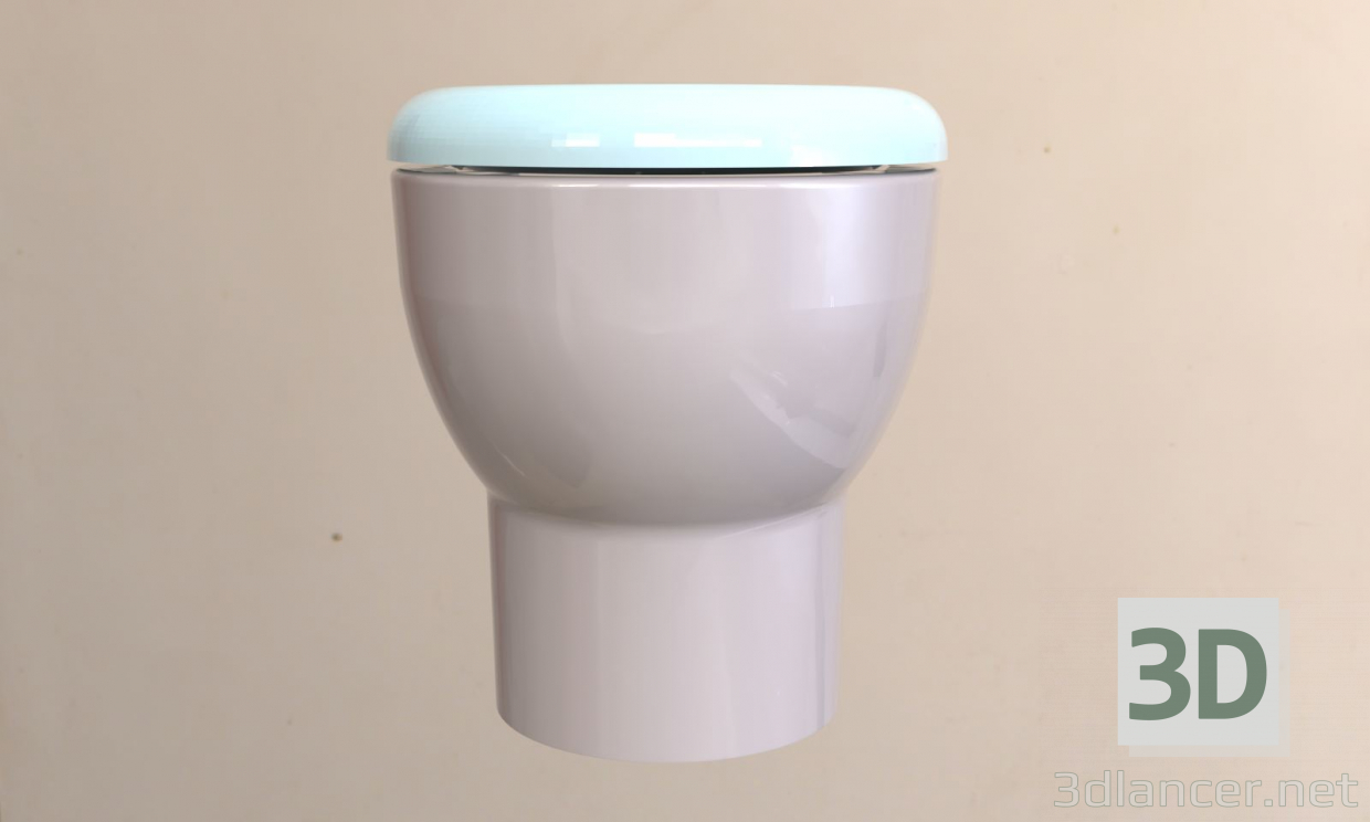 modèle 3D de WC acheter - rendu