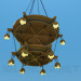 3d model Twofloor chandelier for Tavern - preview