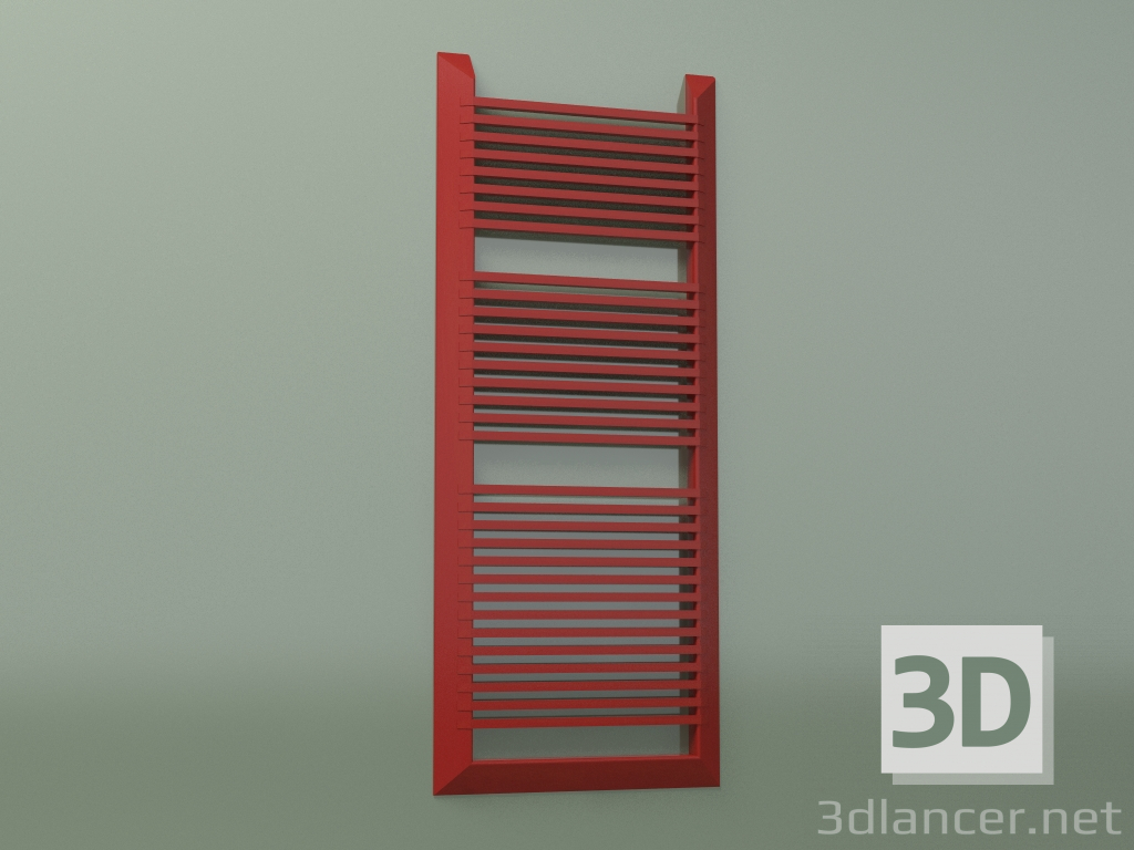 3d model Barra de toalla EVO (1681x688, Rojo - RAL 3000) - vista previa