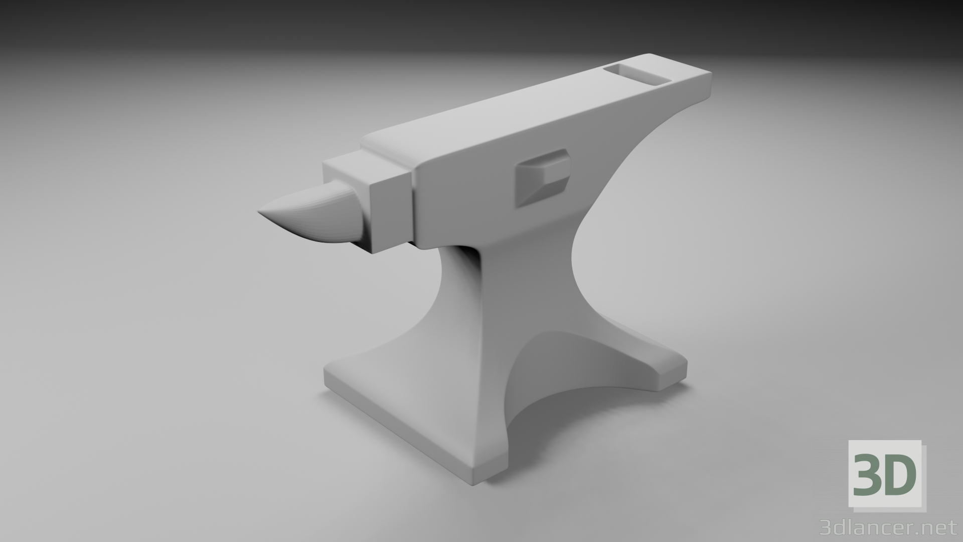 3d Anvil model buy - render