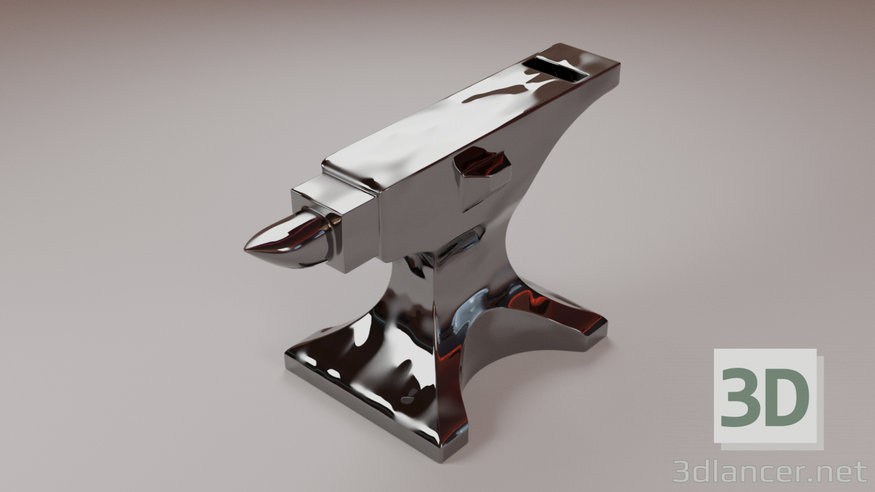 3d Anvil model buy - render