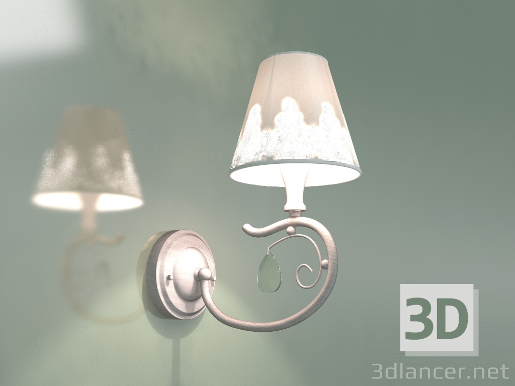 3d model Aplique 60069-1 (plata) - vista previa