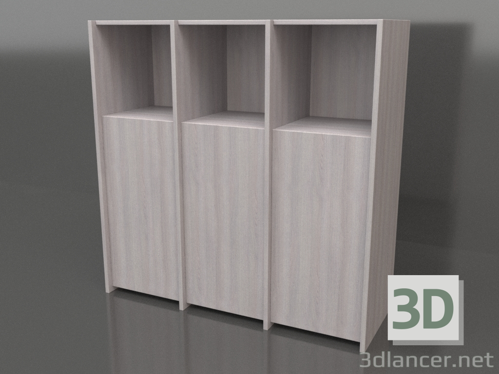 3D Modell Modulregal ST 07 (1152х409х1144, Holz hell) - Vorschau