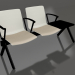 3d model Bench Shila SH2S1B - preview