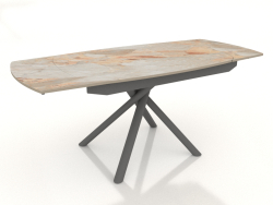 Table pliante Salerno 120-180 (céramique grise)