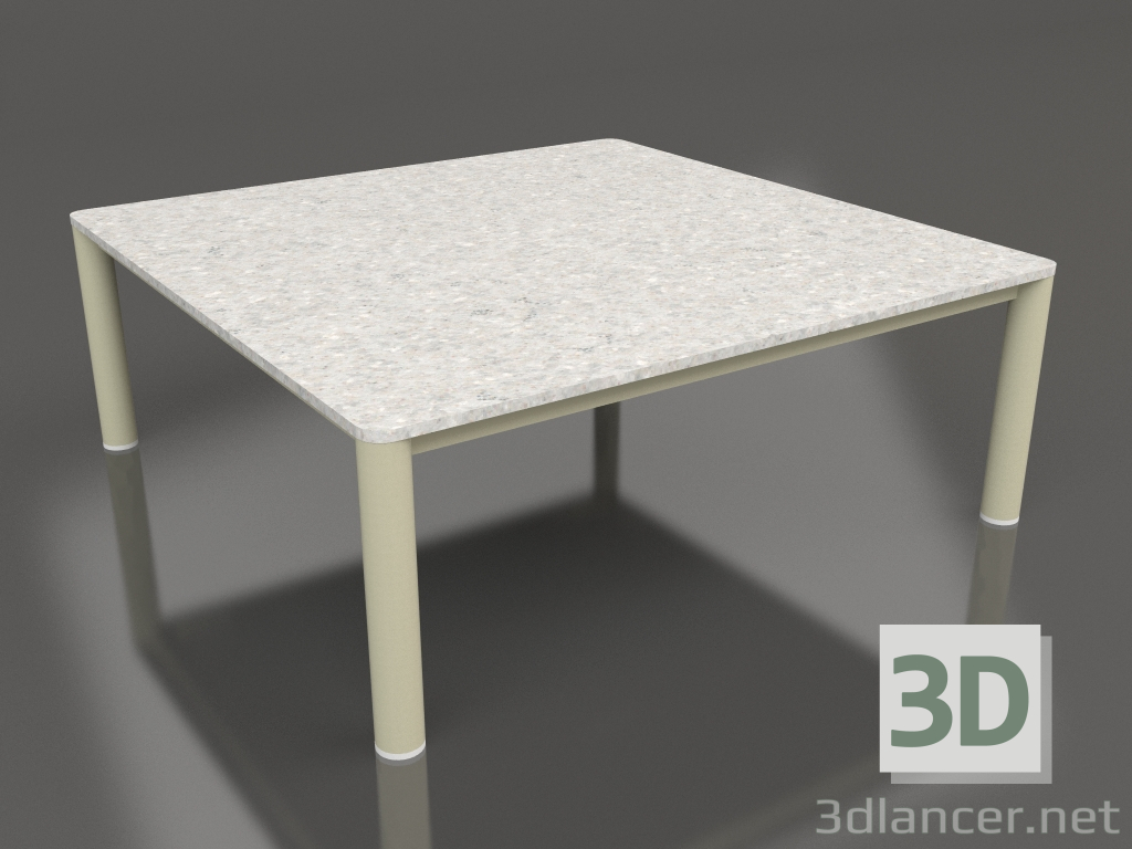 3D modeli Orta sehpa 94×94 (Altın, DEKTON Sirocco) - önizleme