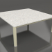 3d model Coffee table 94×94 (Gold, DEKTON Sirocco) - preview