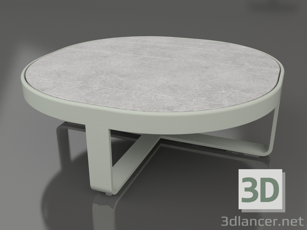 3d модель Кофейный круглый столик Ø90 (DEKTON Kreta, Cement grey) – превью