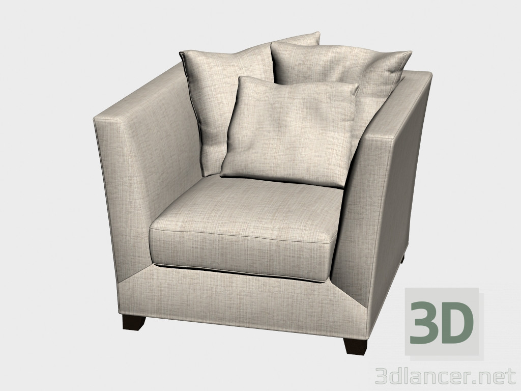 modèle 3D Victoire Fauteuil - preview