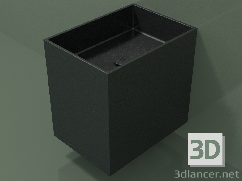 3d model Lavabo de pared (02UN13301, Deep Nocturne C38, L 36, P 50, H 48 cm) - vista previa