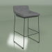 3d model Taburete de bar Comfy (gris) - vista previa