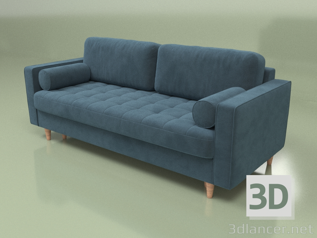 3d model Sofá plegable Gobi (azul) - vista previa