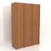 3d model Armario MW 05 madera (1863x667x2818, rojo madera) - vista previa