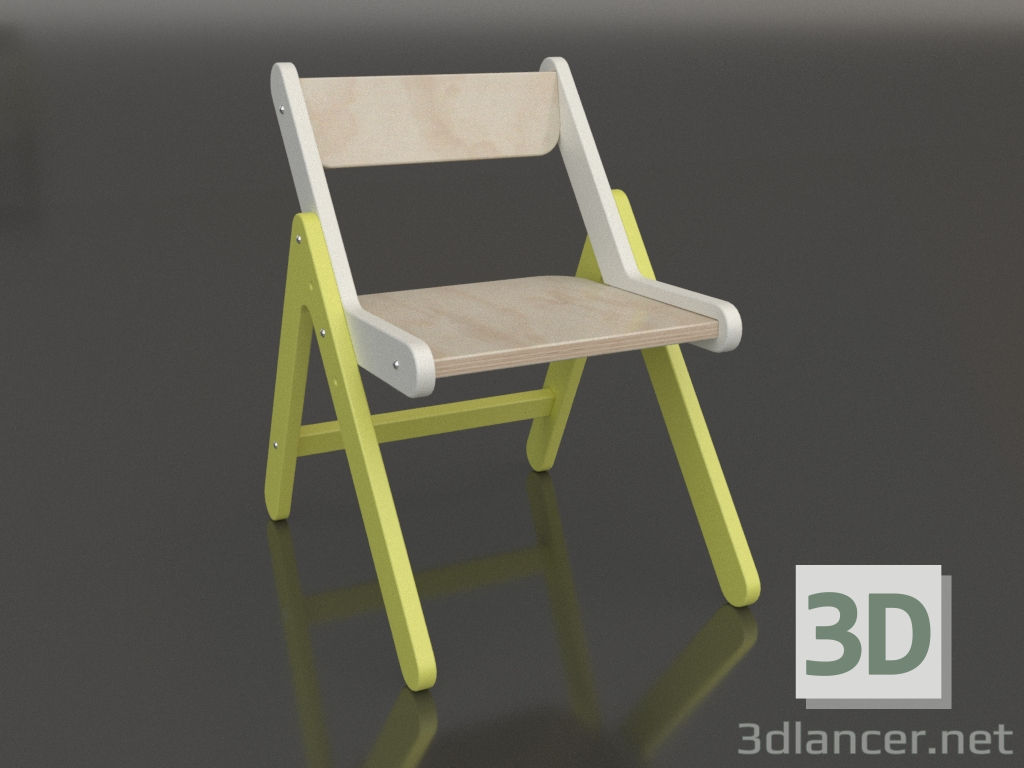 modello 3D Sedia NOOK C (CJDNA1) - anteprima