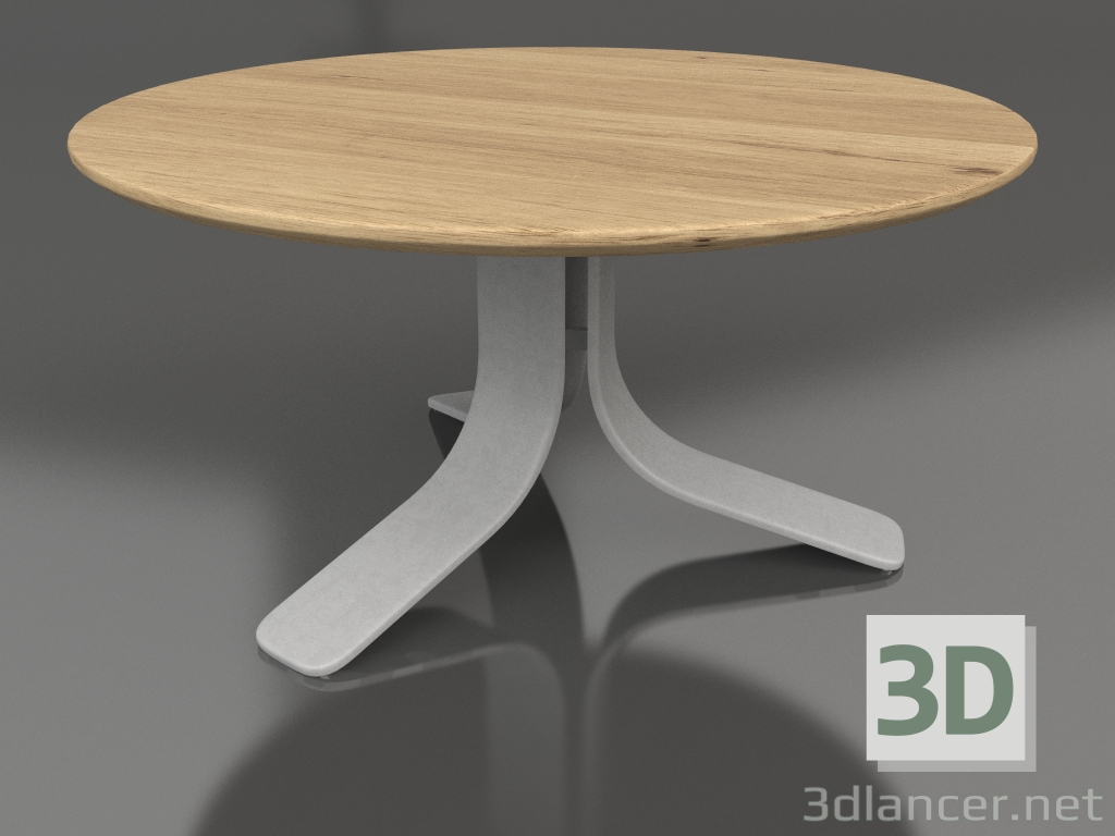 Modelo 3d Mesa de centro Ø80 (cinza ágata, madeira Iroko) - preview