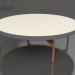 3d model Mesa de centro redonda Ø120 (Antracita, DEKTON Danae) - vista previa