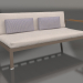 3d model Sofa module, section 1 right (Bronze) - preview