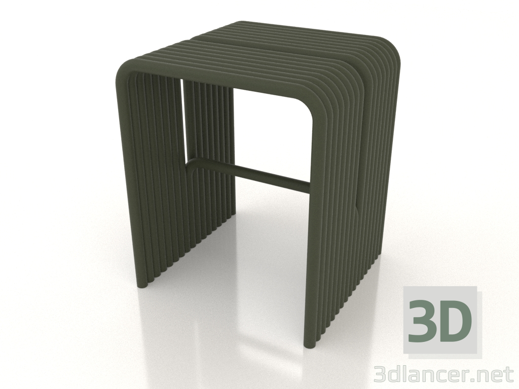 modello 3D Sgabello (verde) - anteprima