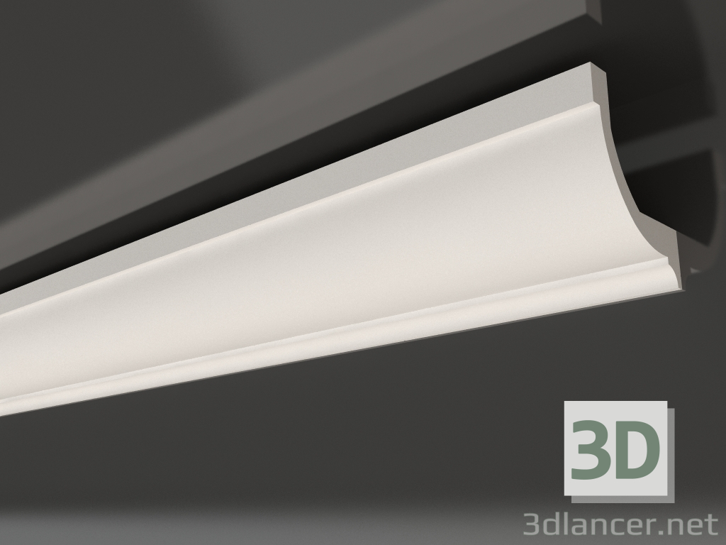 3d model Plaster ceiling cornice with lighting KGC 010 1 (150x118) - preview