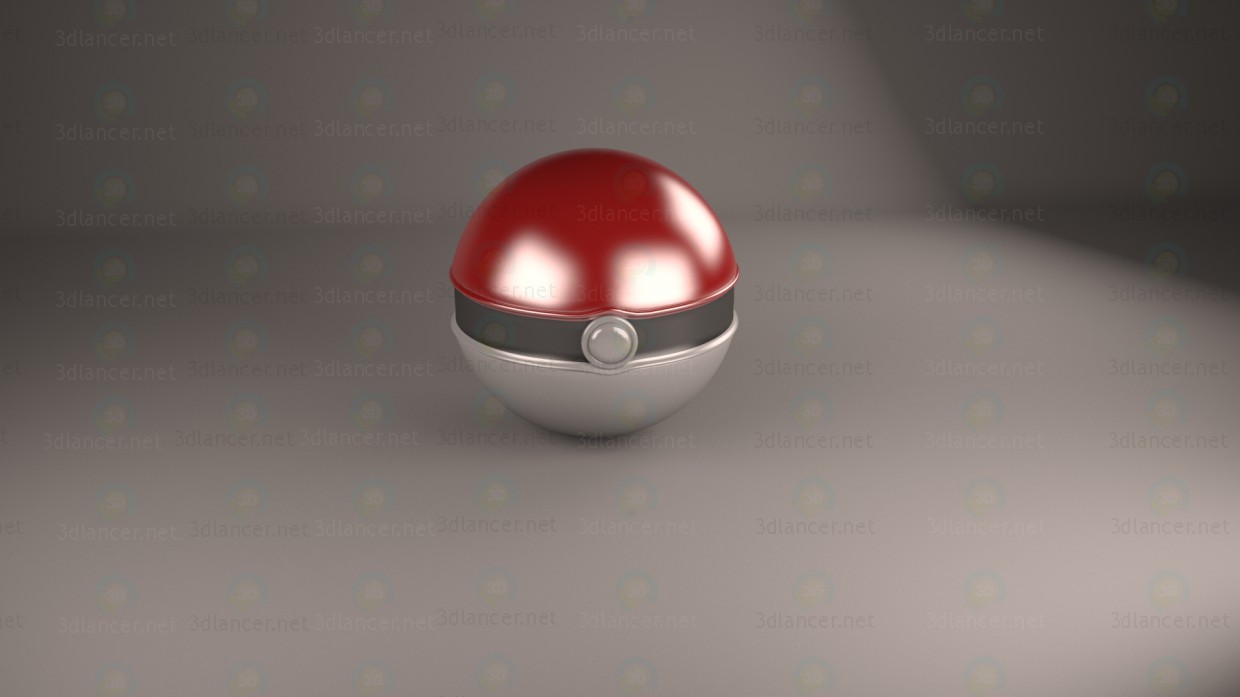 3D PokeBall modeli satın - render