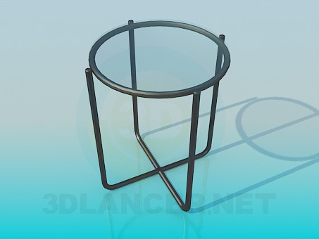 3d model Asiento de la silla con un vaso - vista previa