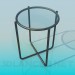 3d model Asiento de la silla con un vaso - vista previa