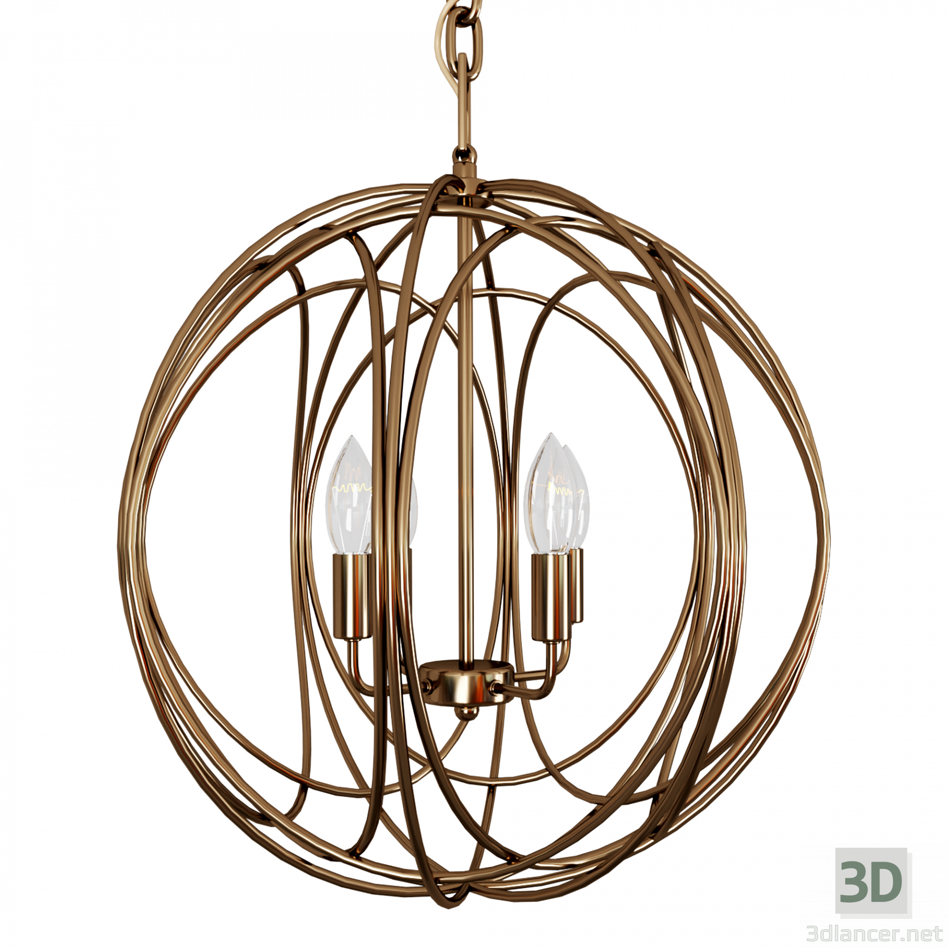 3d Arbor Lamp Cage модель купити - зображення