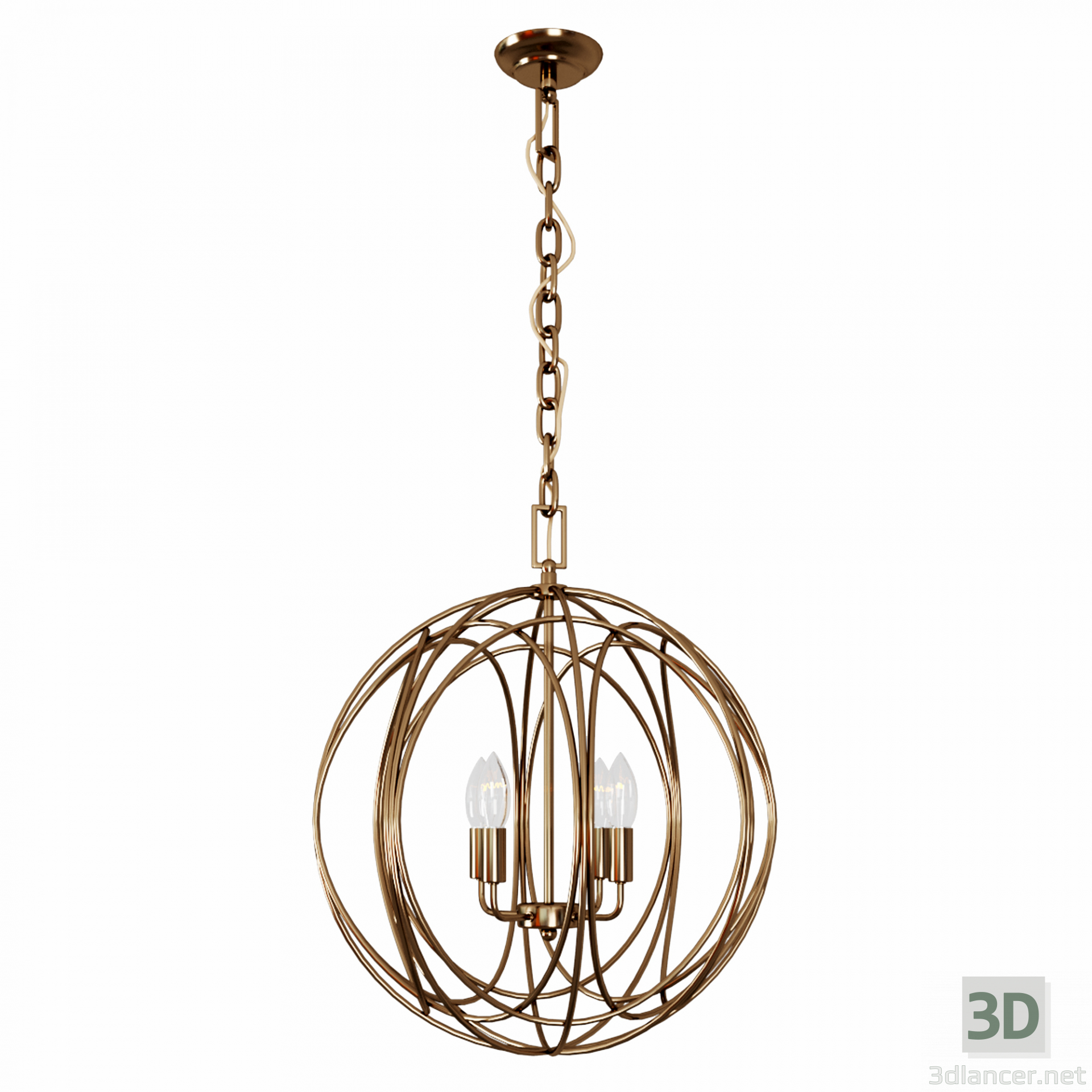 3d Arbor Lamp Cage модель купити - зображення