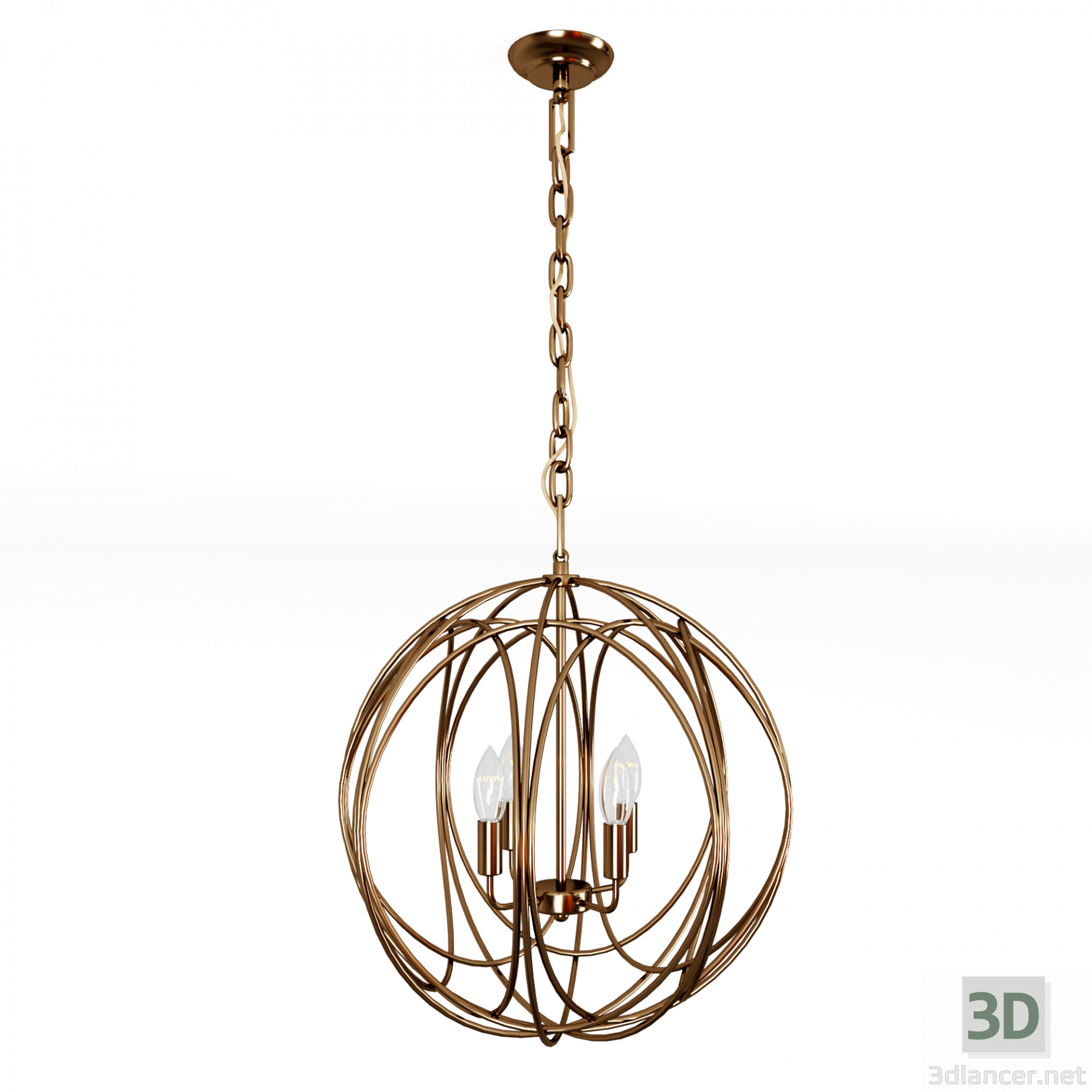 3d Arbor Lamp Cage модель купити - зображення