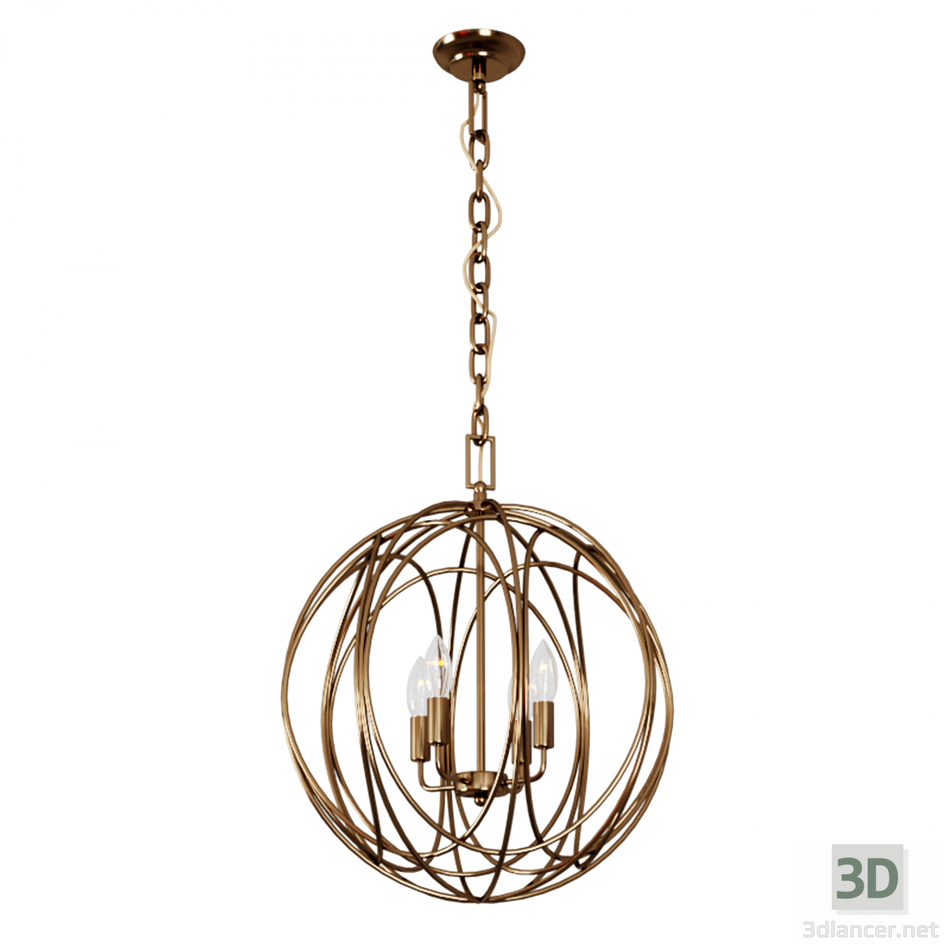 3d Arbor Lamp Cage модель купити - зображення