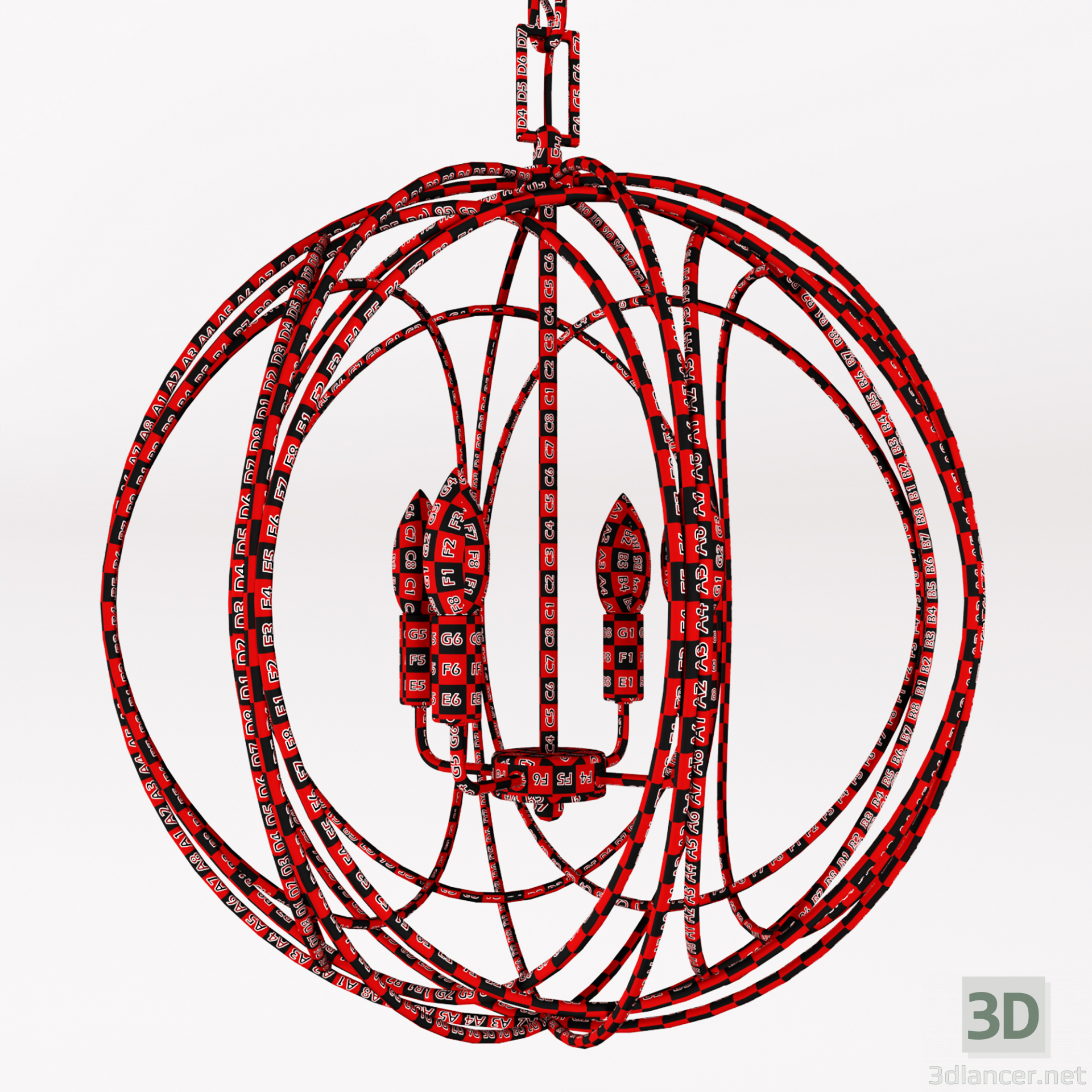 3d Arbor Lamp Cage модель купити - зображення