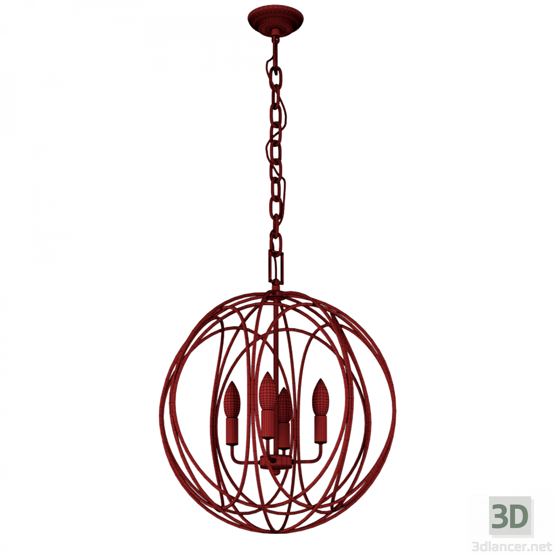 3d Arbor Lamp Cage модель купити - зображення