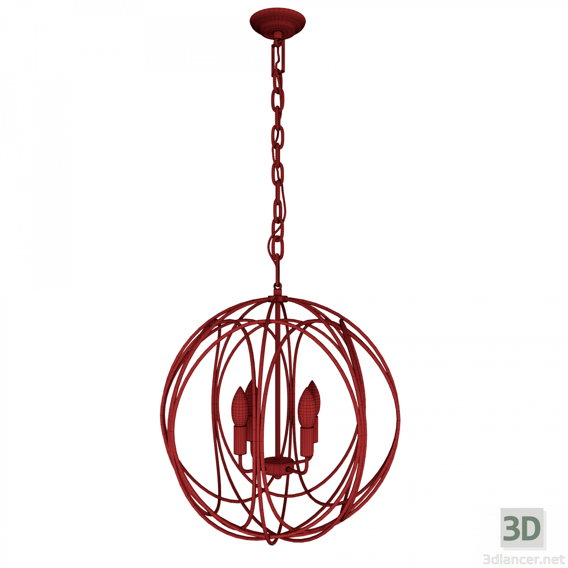 3d Arbor Lamp Cage модель купити - зображення