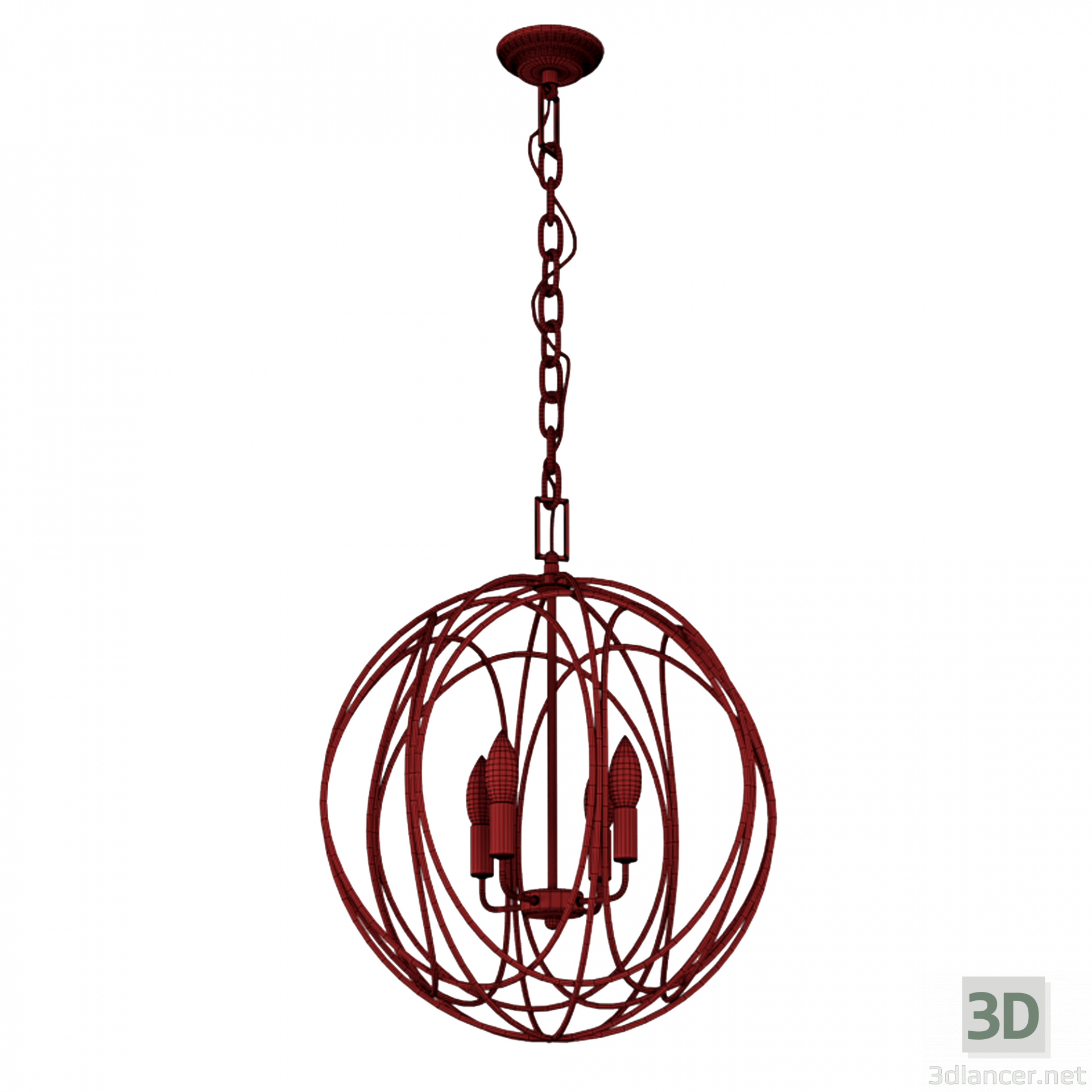 3d Arbor Lamp Cage модель купити - зображення