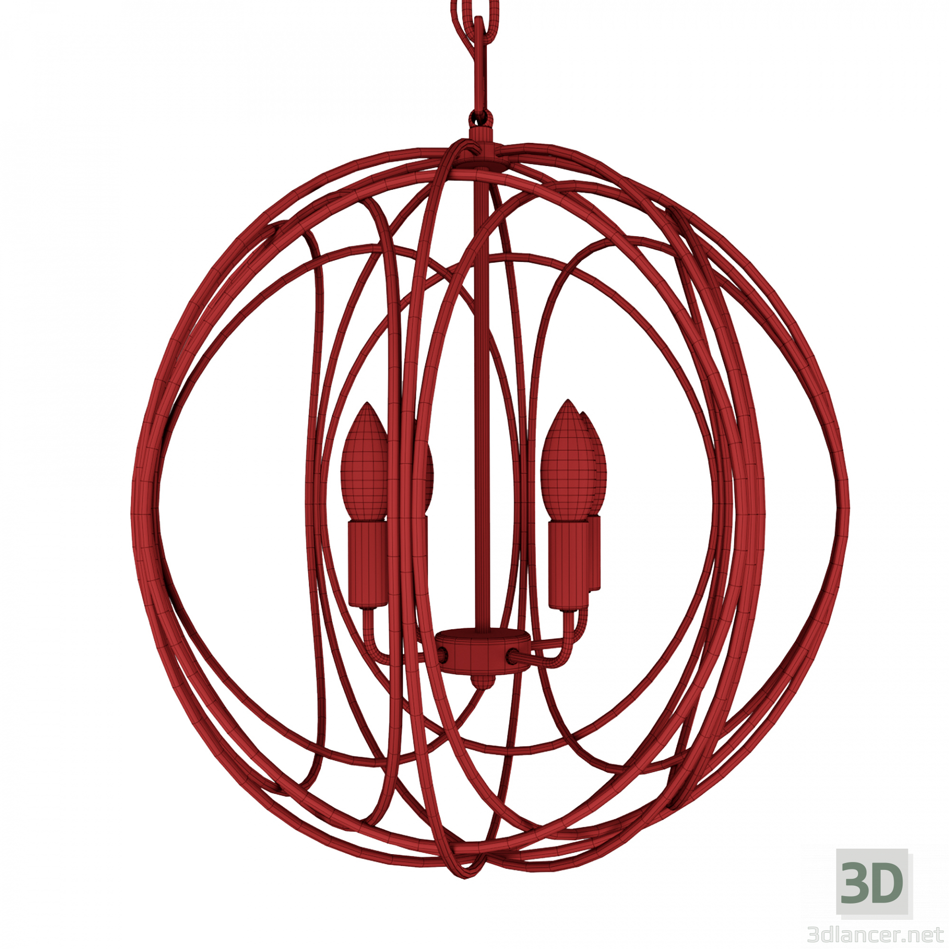 modèle 3D de Cage de lampe Arbor acheter - rendu