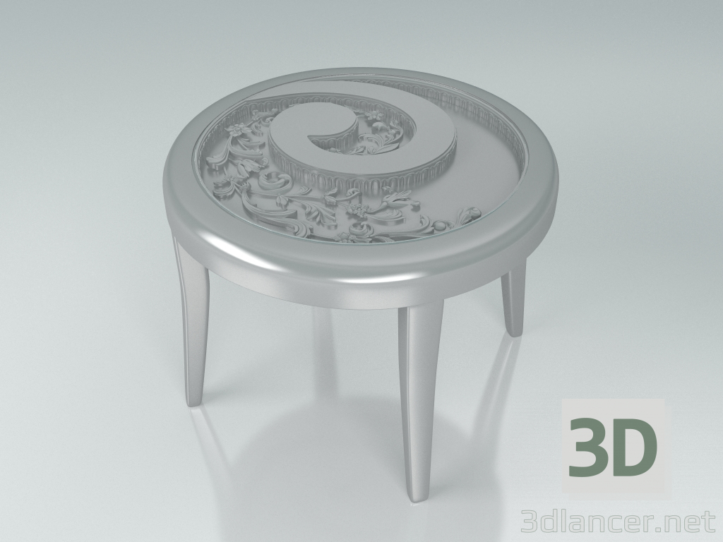 Modelo 3d Mesa de centro redonda (art. 76234) - preview