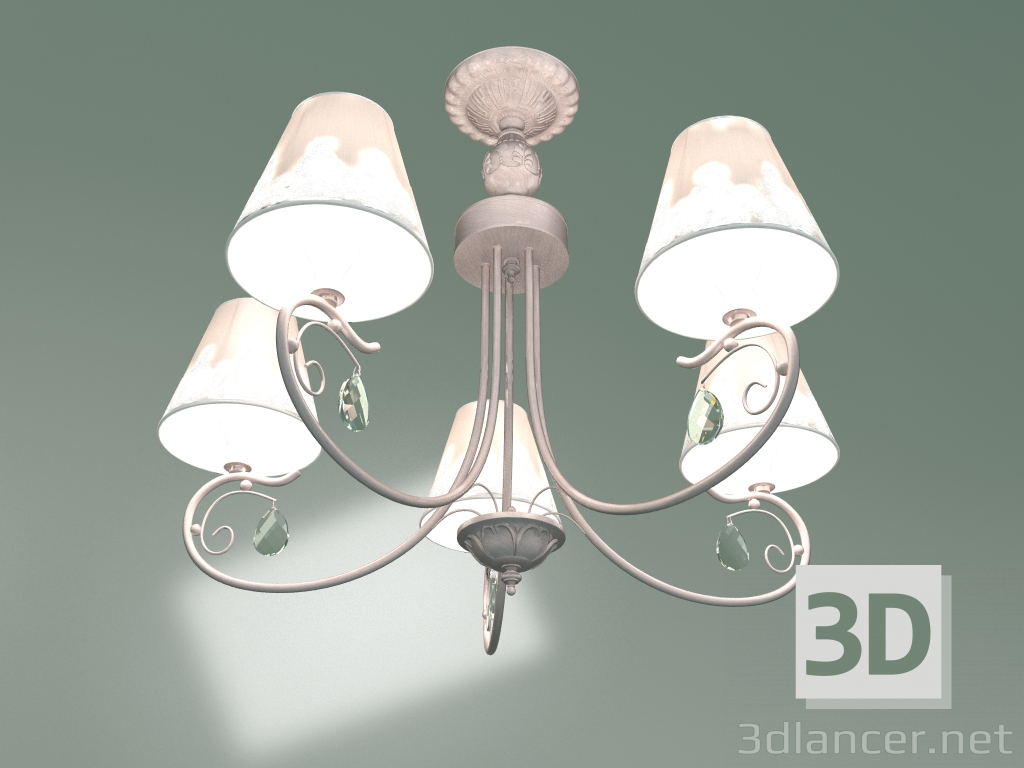 Modelo 3d Candelabro suspenso 60069-5 (prata) - preview