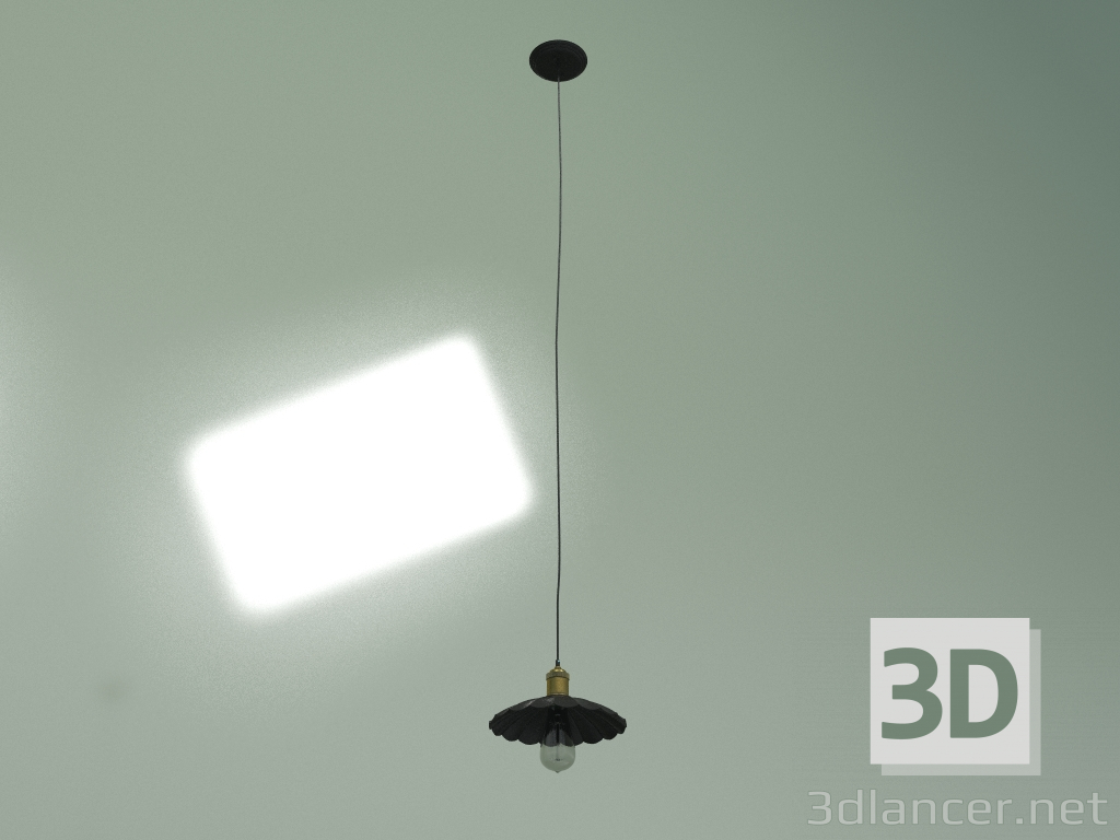 modèle 3D Lampe suspendue évasée - preview