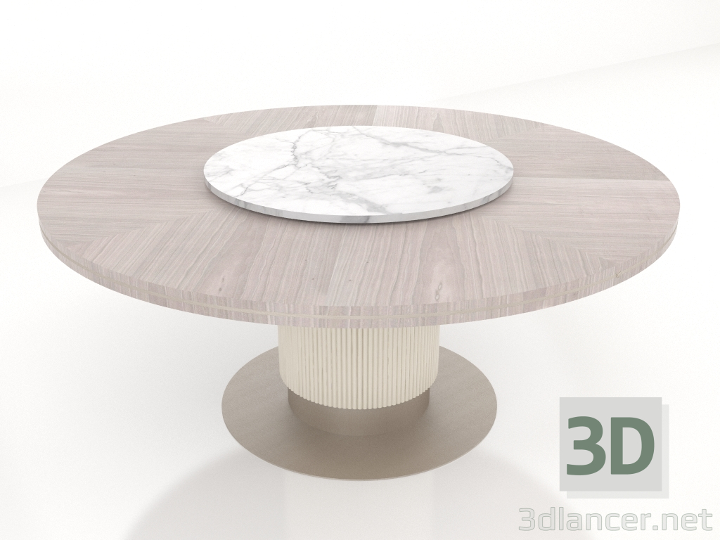 Modelo 3d Mesa de jantar redonda (C323) - preview