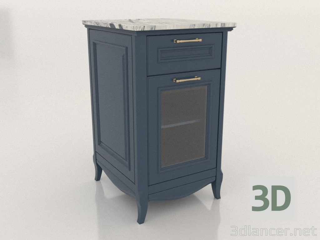 3d model Gabinete con tapa de mármol 2 (Ruta) - vista previa