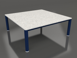 Table basse 94×94 (Bleu nuit, DEKTON Sirocco)