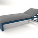 3D Modell Chaiselongue (Graublau) - Vorschau