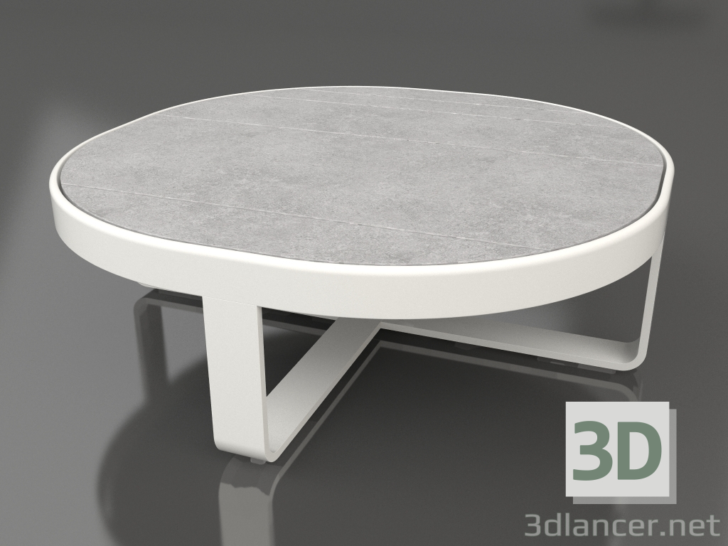 3d model Round coffee table Ø90 (DEKTON Kreta, Agate gray) - preview